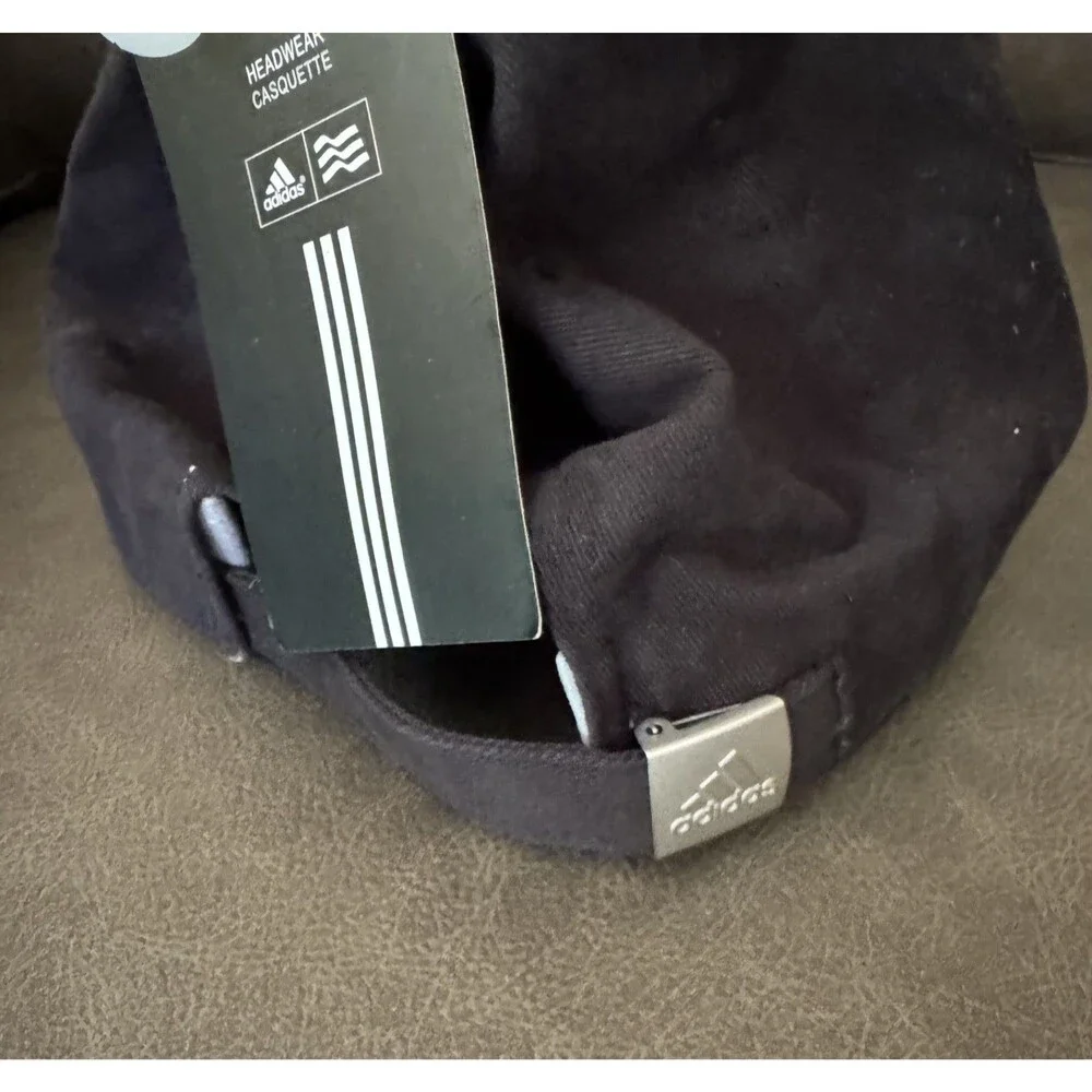 Adidas Black Cotton Golf Hat NEW!
